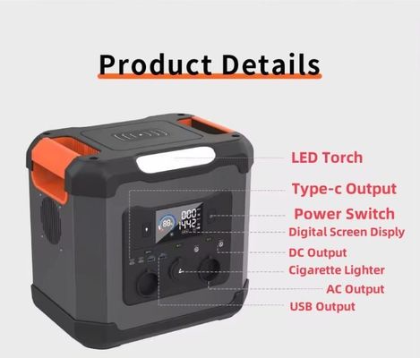 Saída DC 12V-13V/10A Entrada AC 850W Estação de Carregamento Inteligente para Casa Práctica