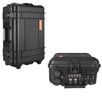 Estação de energia portátil 110V/220V/3000W/4000W/5000W Bateria de lítio preta CE.Un38.3