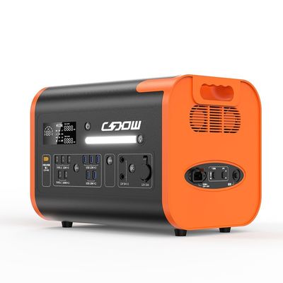 110V/220V 2200W Inversor de onda senoidal puro LiFePO4 Bateria Estação de energia multifuncional