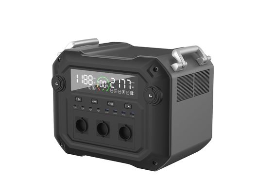 2500W AC Output Power Estação de energia portátil Un38.3 Autenticação MSDS para viagens ao ar livre