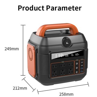 600W/1200W/3600W Bateria de lítio Gerador solar de energia móvel quente para acampamento ao ar livre