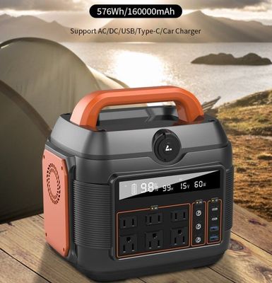 600W/1200W/3600W Bateria de lítio Gerador solar de energia móvel quente para acampamento ao ar livre