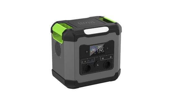 Estação de energia portátil de 1500 W de potência de saída AC e de saída tipo C2 12V/2,25A para emergência