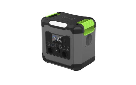 Estação de energia portátil de 1500 W de potência de saída AC e de saída tipo C2 12V/2,25A para emergência