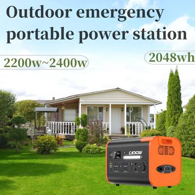 Armazenamento de energia Estação de energia portátil Carregamento sem fio 15W Potência constante 3500W