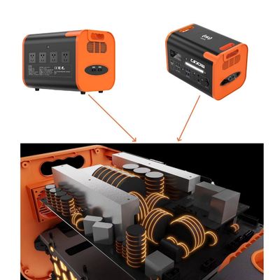 Estação de energia móvel para automóveis 40ah 2200W/2048wh/LiFePO4 Conjunto de piscina recarregável com inversor