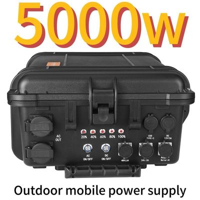 Proteção contra baixas temperaturas 5000W AC LiFePO4 gerador solar para uso doméstico ao ar livre