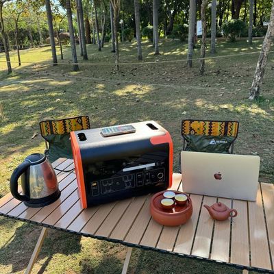 40ah/2200W/2048wh Hot Orange Household Portable Energy Storage Power Station para uso ao ar livre