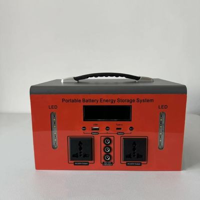 Estação de energia solar móvel para acampamento ao ar livre 300W/500W