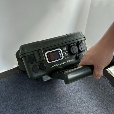 Fornecedora de energia móvel para o exterior de 3000 W com bateria de lítio e extintor automático