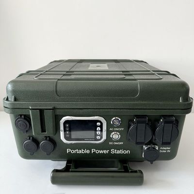 Estação de energia portátil de carregamento solar de 6000W com quadro médio ABS e controlador MPPT