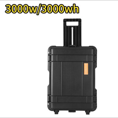 Estação de energia portátil de 3000W/3000wh com bateria de lítio LiFePO4 Geração de energia solar