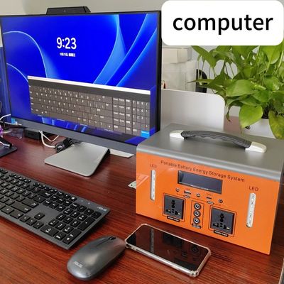 Estação de alimentação portátil 300W/500W com porta USB e base de alimentação AC para acampamento ou energia de emergência
