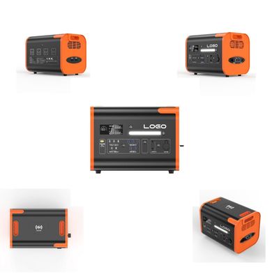 800W Max Carregamento Solar Bateria de backup LiFePO4 Potência portátil para acampamento e ar livre