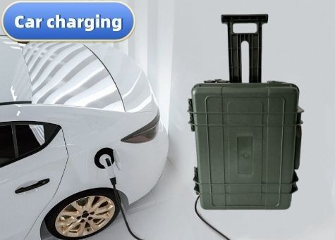 Estação de energia portátil 6000W/7000W Compacta de grande capacidade para acampamento ao ar livre Casa solar