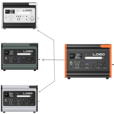 Gerador solar portátil de 2400W/2048wh/LiFePO4 para função de protecção contra sobrecarga no exterior