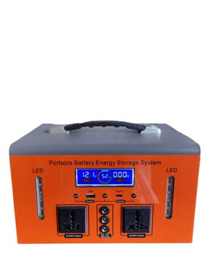 XT500 500W/110V/220V Carregador de acampamento ao ar livre Estação de energia portátil com adaptador de CC