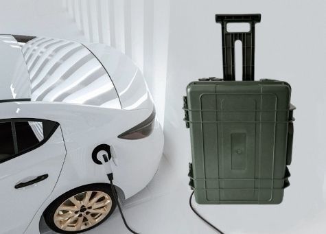 Estação de energia de alta capacidade de carregamento solar de RV 6000W/6048wh com estrutura média ABS