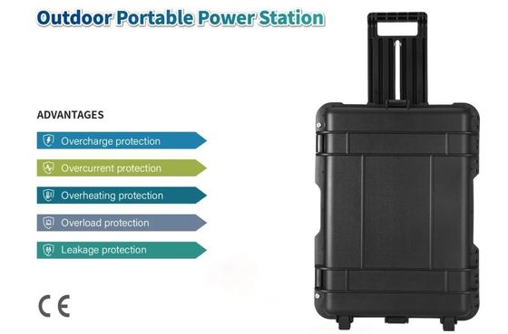 Estação de emergência de energia portátil 6000W/6216wh Bateria ternar de lítio