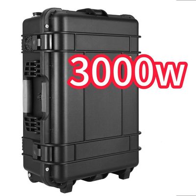Alimentação móvel personalizável preto 3000W para estação exterior doméstica com desconto
