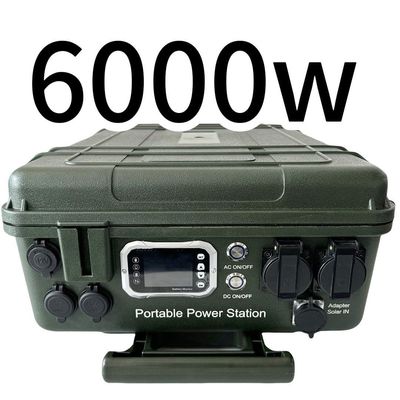 6048wh Gerador de energia solar móvel de grande capacidade 6000W Estação de energia para alta demanda