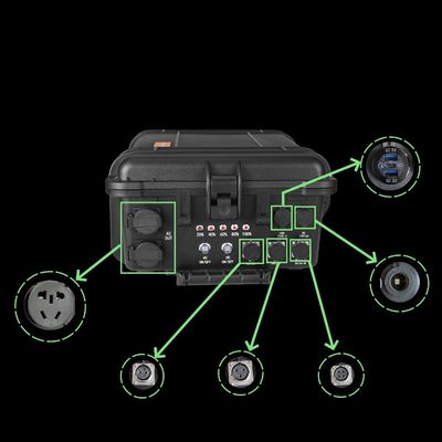 Bateria LiFePO4 3000W/3000wh Estação de energia portátil Mobile Standby Camping Essential