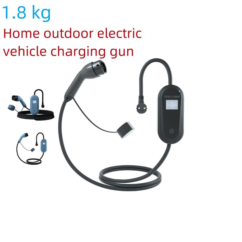 1.8kg Resistente a poeira Estação de carregamento de casa Ev Luz de indicador LCD portátil
