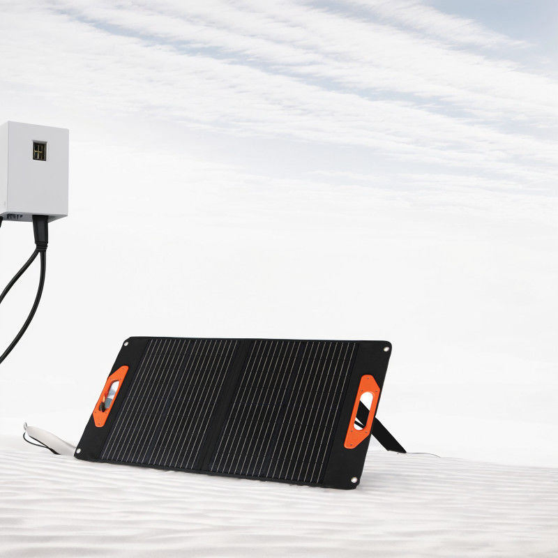 Sistema de painéis solares portáteis de 50W 60W 100W 200W de silício monocristalino