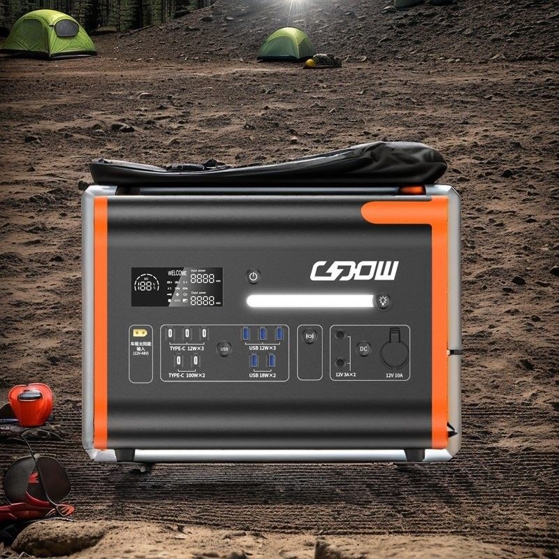 Armazenamento de energia ao ar livre Fornecedor de energia portátil 220V com alta capacidade e alta potência