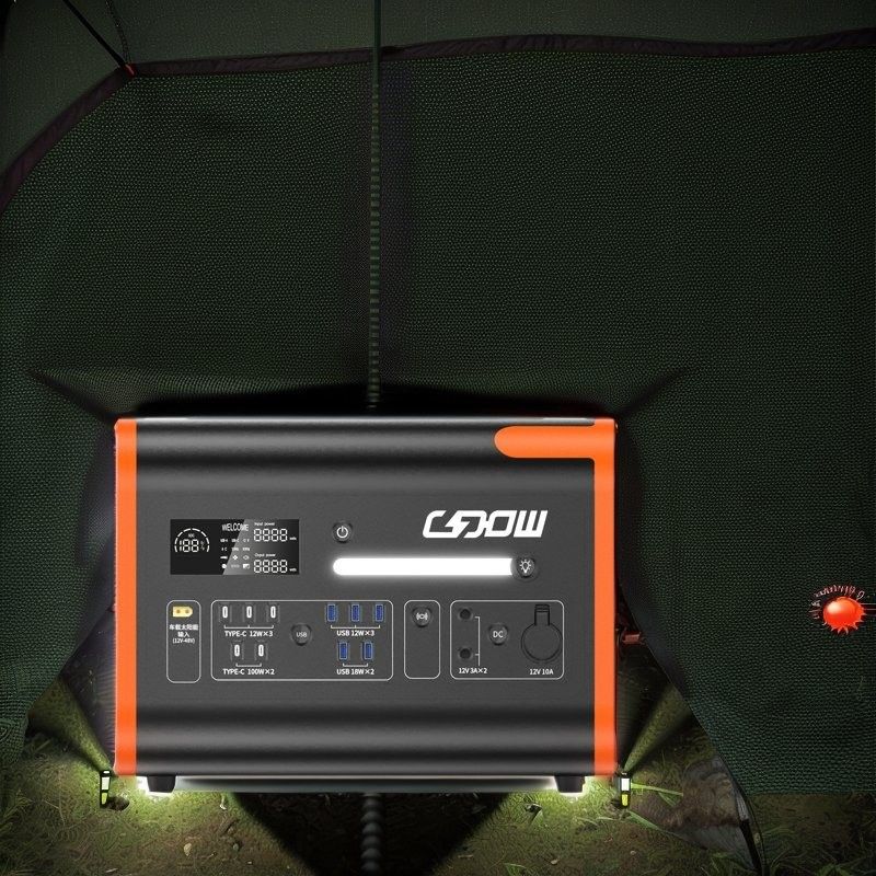 Inversor de onda sinusoidal puro AT22 2200W LCD Fornecedor de energia portátil para casa acampar ao ar livre