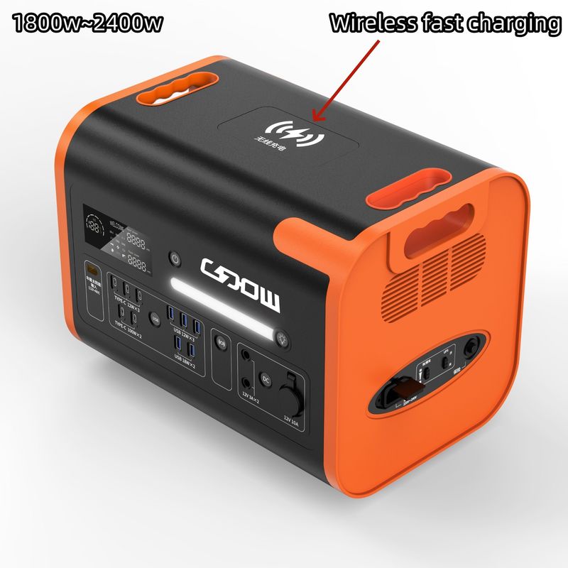 Customização Pure Sine Wave 220V 2048wh LiFePO4 gerador para estação de energia móvel