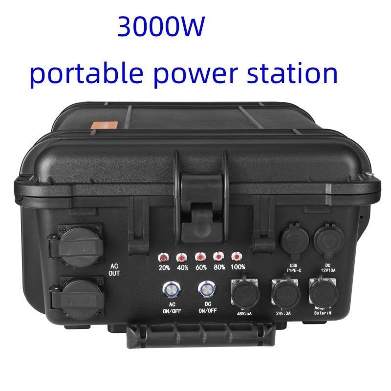 Opção de personalização Estação de energia solar portátil de 3000W para armazenamento de energia ao ar livre