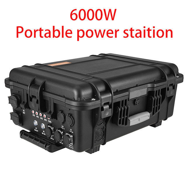 AC Pure Sine Wave Output Negro Multifuncional 6kw Central Elétrica para vida fora da rede