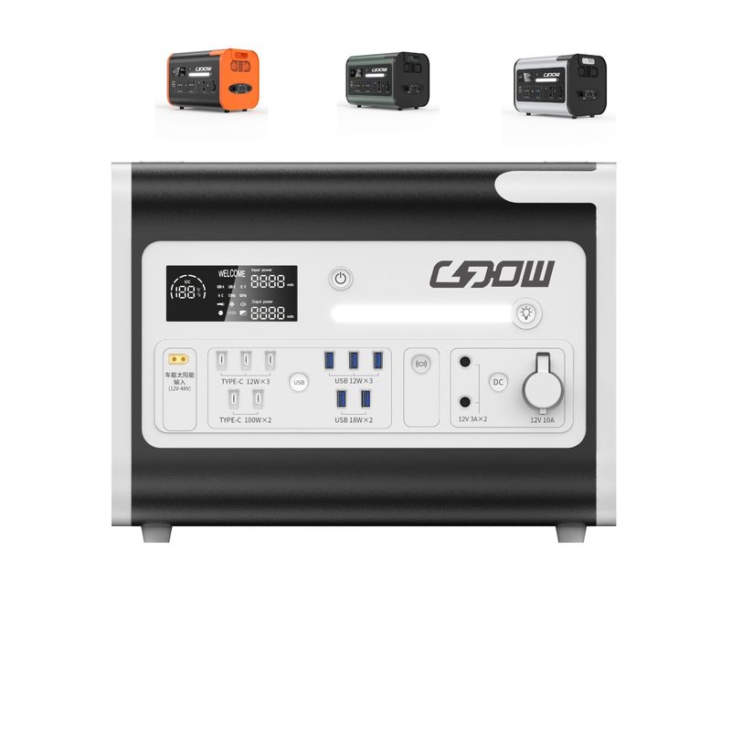 Gerador de bateria de lítio para uso doméstico/exterior/em situações de emergência de potência nominal de saída de 2200 W