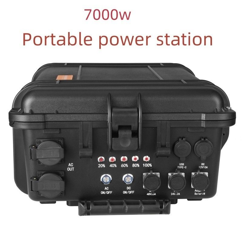 AC Pure Sine Wave Output 7000W Gerador portátil de alta potência para fonte de energia solar