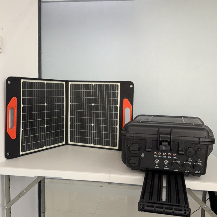 Estação de energia solar móvel de emergência de 4000W com USB/tipo-C 18W Max e de longa duração