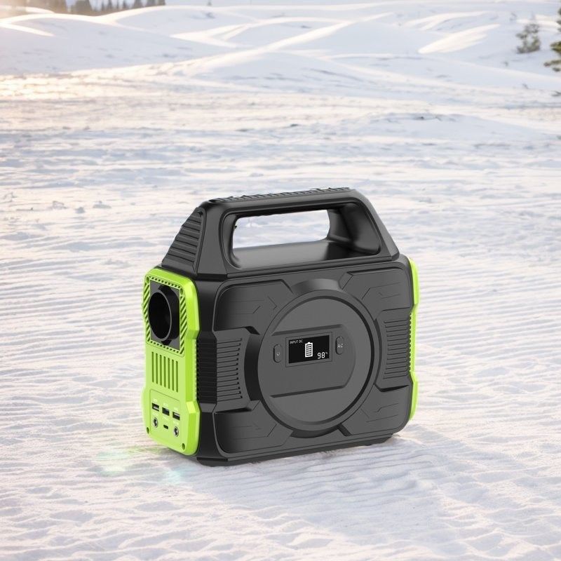 Estação de carregamento rápido portátil de 110V 300W com ecrã LCD e capacidade de bateria de 8000mAh