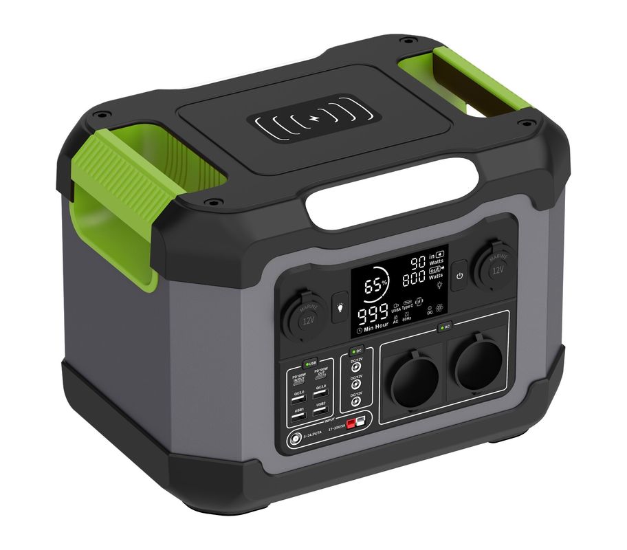 Gerador solar sem fio para uso exterior e doméstico 1200W AC Output 230V Estação de energia portátil
