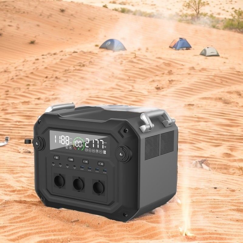 Un38.3/MSDS Autenticação 2500W 2340wh Central de Energia Portátil para Transportes Terrestres e Marítimos
