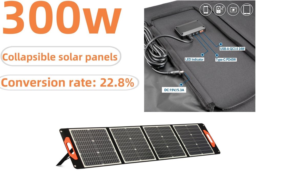 UB-300 Painéis solares à prova d'água de 300W A mais recente tecnologia para energia renovável em 2024