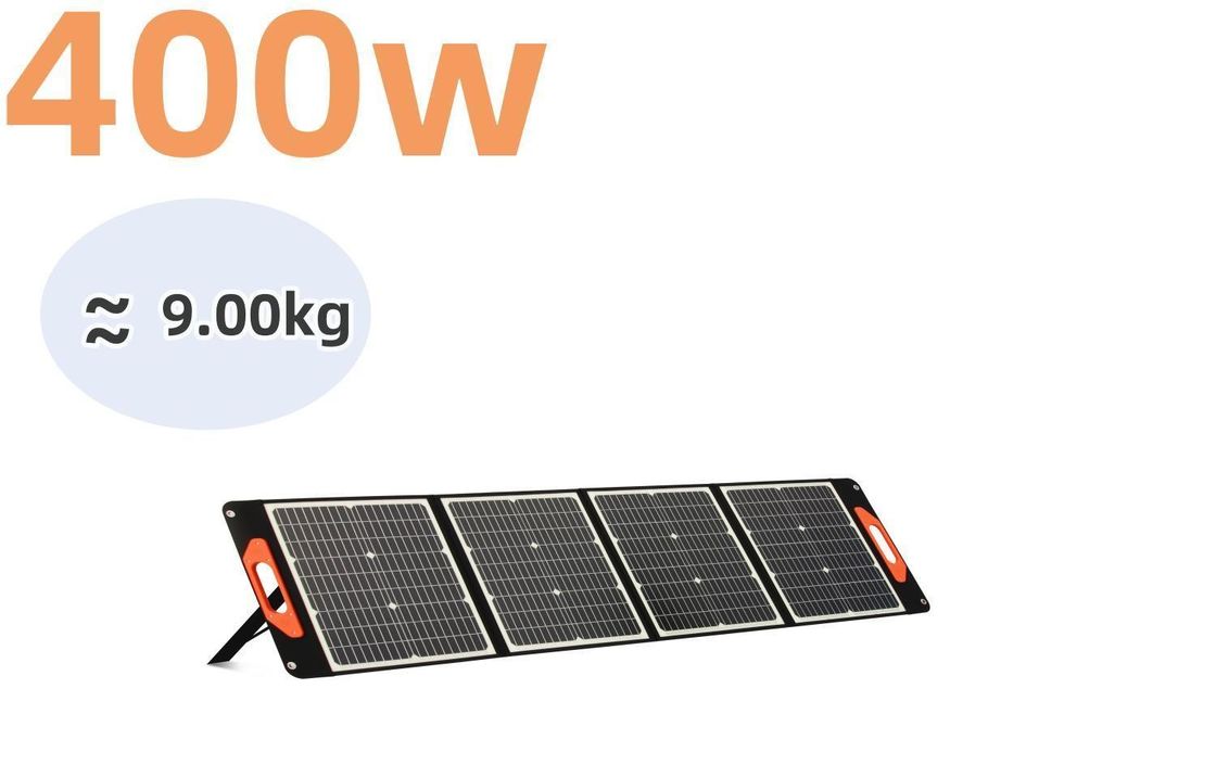 Painel solar dobrável de 400W UB-400 Silício monocristalino para energia externa sustentável