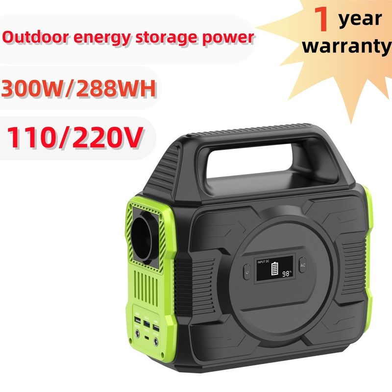 Sistema de alimentação de gerador solar portátil USB de 300W para emergência/viagem