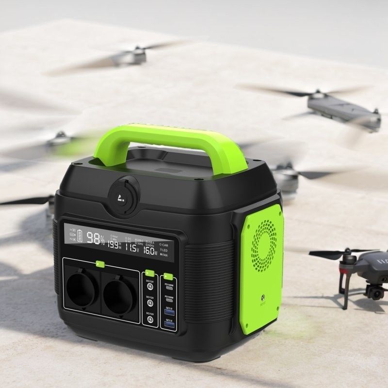 Estação de energia de armazenamento de energia Mini de 600W leve e portátil para atividades ao ar livre