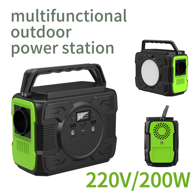 Alta capacidade 200W Tipo de armazenamento de energia Fornecimento de energia 220V Potência móvel para personalização