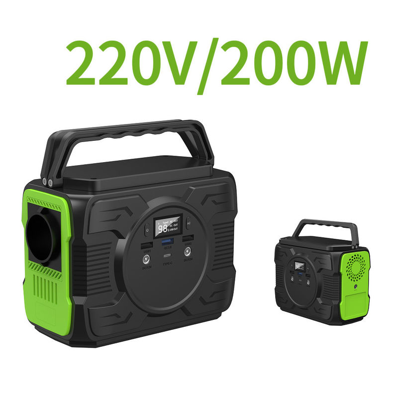 200W 300W Armazenamento de energia Estação de energia solar portátil com DC1 2 saída 12V-16.8V/6A S2X-173