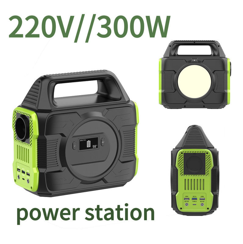 Banco de energia de bateria LiFePO4 personalizado de 300W Estação de energia portátil de 200W/600W com bateria