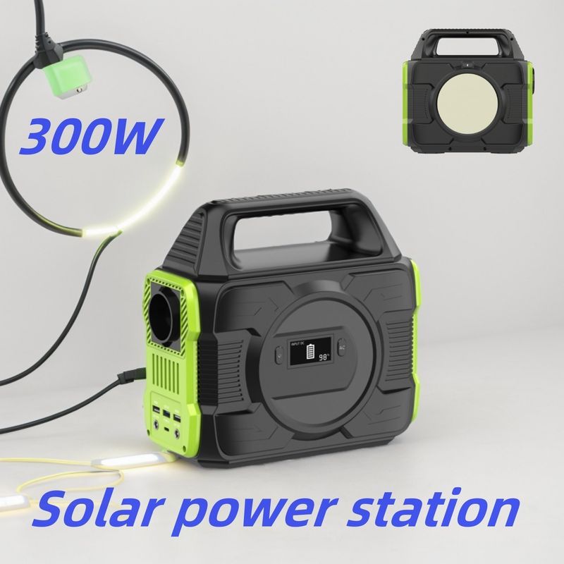 Estação de gerador de energia solar móvel portátil compatível com S3 300W 500W