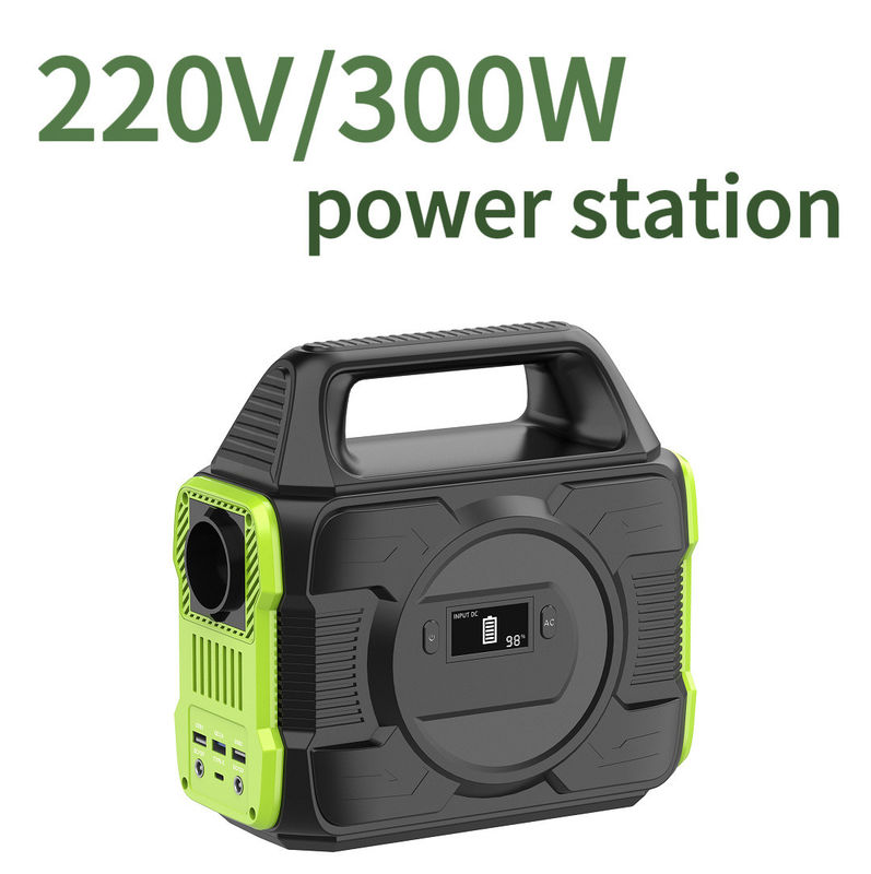 110V 220V Fornecimento de energia solar Portátil 300W Bateria Power Bank com Display de Cristal Líquido