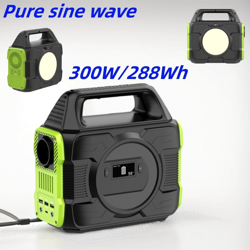 Alimenta as tuas aventuras ao ar livre com 300W de bateria solar e potência
