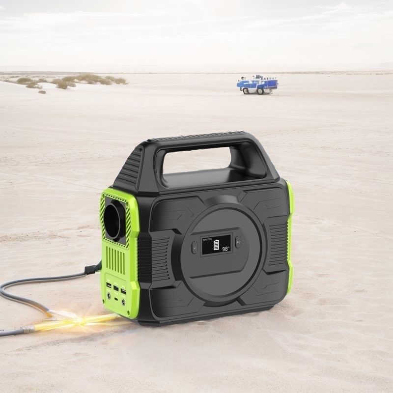 300W/600W Camping AC Mobile Power Station com saída multifunção e QC3.0 Fast Charging